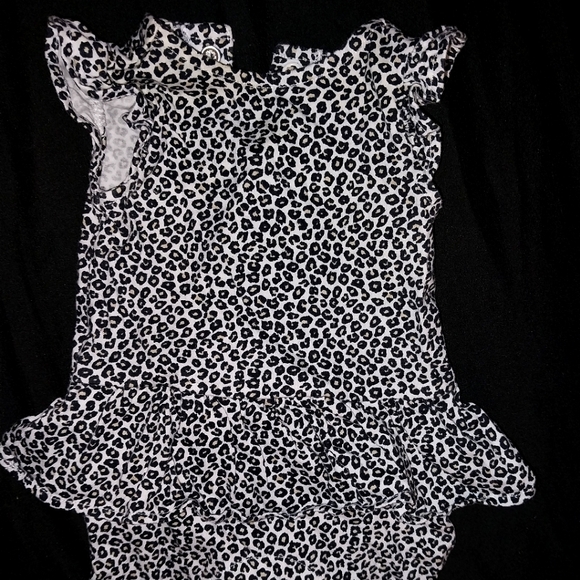 Newborn leopard skirt jumpsuit - Picture 1 of 12
